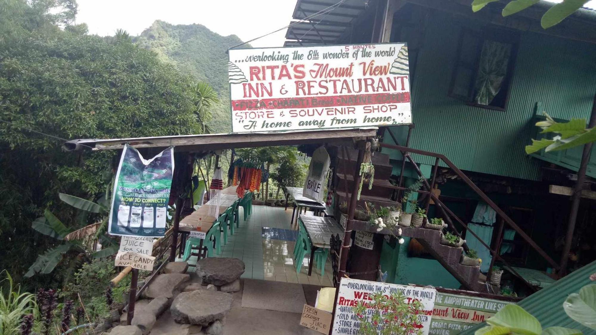 Batad Rita'S Mount View Inn And Restaurant Banaue Buitenkant foto
